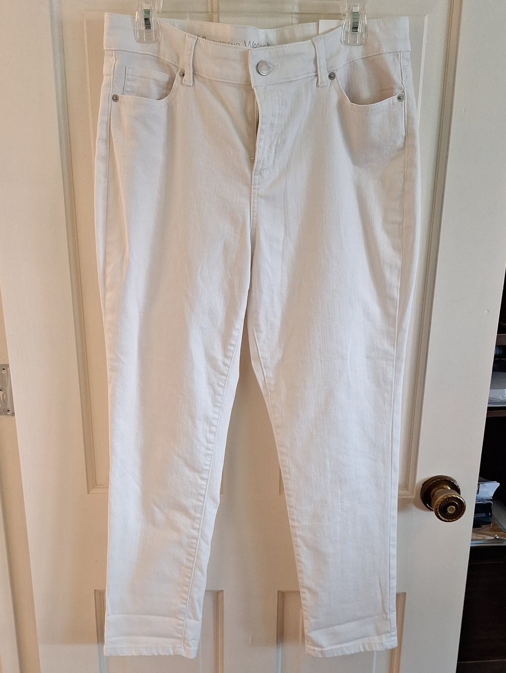 Westport Women's White Boyfriend Jeans